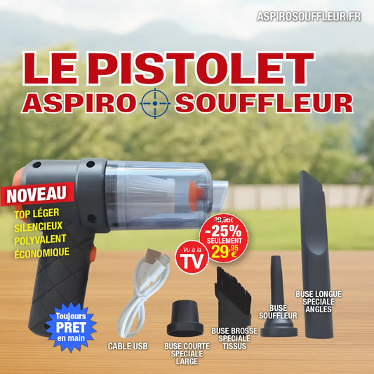 Pistolet Aspiro-Souffleur Bi-Directionnel