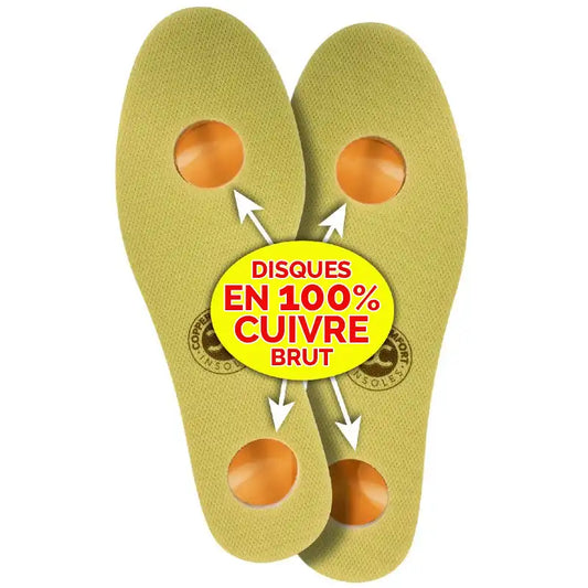 Semelles Magique Cuivre