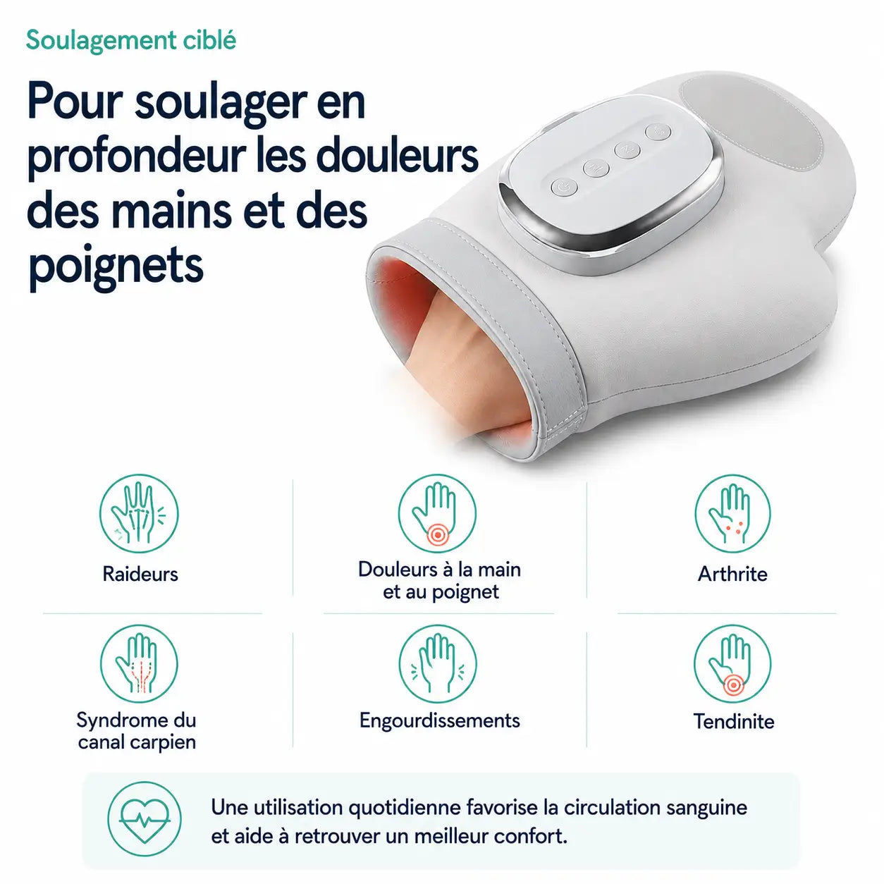Masseur de Mains 3-en-1