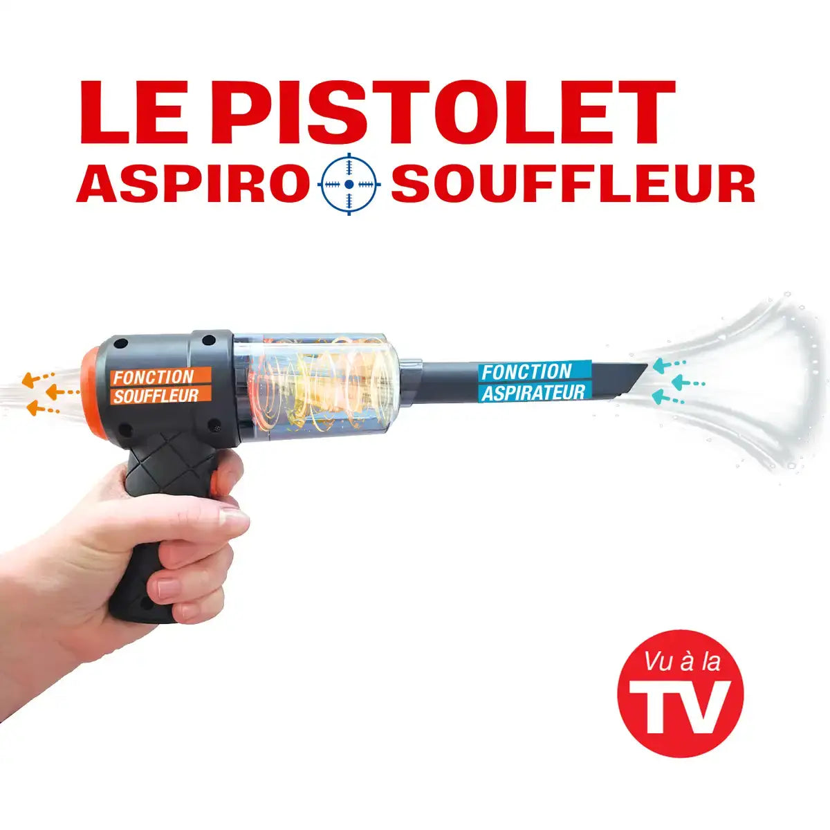 Pistolet Aspiro-Souffleur Bi-Directionnel